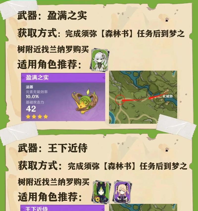 原神元素武器攻略（探索元素特点，合理运用武器优势，获得最佳战斗效果）