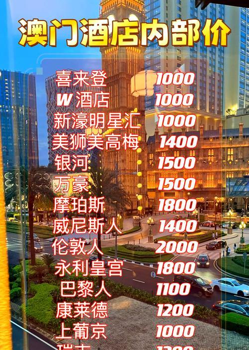 畅游澳门住宿攻略游戏，尽情体验度假魅力