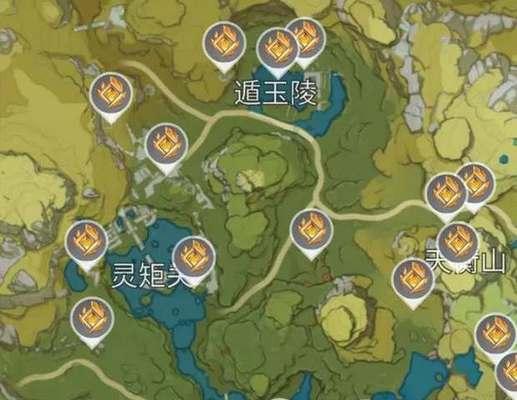 《原神璃月岩神瞳攻略地图》（探索璃月岩，寻找神瞳之秘）